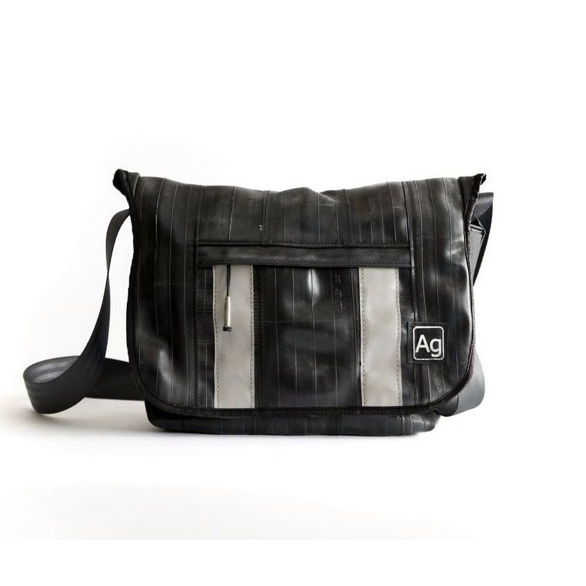 Alchemy Goods Recycled Pine Messenger Bag - Black